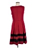 Liz Claiborne Color Block Red Casual Dress Size 6 - photo 2