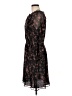 CeCe 100% Polyester Floral Black Casual Dress Size M - photo 5