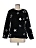 Ann Taylor LOFT Stars Black Pullover Sweater Size M - photo 1
