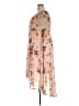 Torrid 100% Polyester Floral Tan Cocktail Dress Size 2X Plus (2) - photo 5
