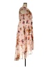 Torrid 100% Polyester Floral Tan Cocktail Dress Size 2X Plus (2) - photo 4