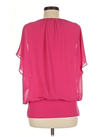 JM Collection Short Sleeve Blouse (view 2)