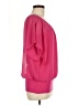 JM Collection 100% Polyester Pink Short Sleeve Blouse Size M - photo 4