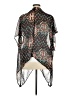 Just Be... 100% Polyester Black Kimono Size 1X - photo 2
