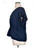 Express 100% Polyester Blue Short Sleeve Blouse Size XL - photo 5