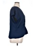 Express 100% Polyester Blue Short Sleeve Blouse Size XL - photo 4
