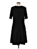 Susan Graver Solid Black Casual Dress Size M - photo 2