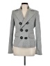 Level 99 Chevron-herringbone Gray Wool Blazer Size M - photo 1
