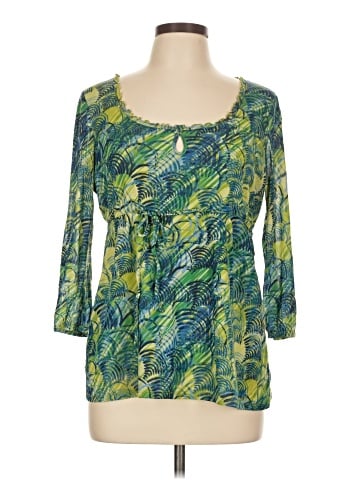 Axcess 3/4 Sleeve Blouse (view 1)