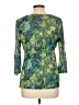 Axcess 100% Nylon Green 3/4 Sleeve Blouse Size L - photo 2