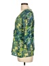 Axcess 100% Nylon Green 3/4 Sleeve Blouse Size L - photo 5