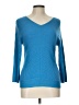 Jones New York Signature Blue Pullover Sweater Size L - photo 1