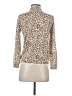 J.Crew Animal Print Tan Turtleneck Sweater Size S - photo 2