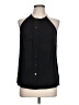 Worth New York Black Sleeveless Button-Down Shirt Size 10 - photo 1