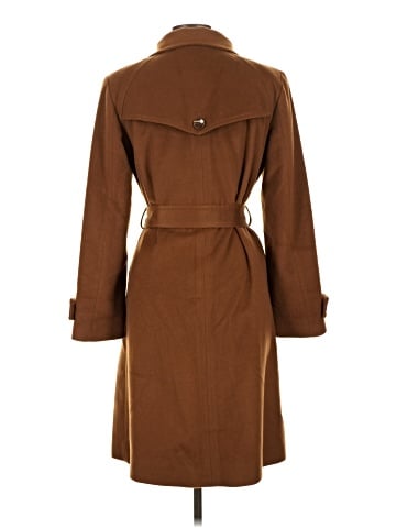 Linda Allard Ellen Tracy Trenchcoat (view 2)
