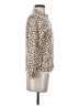 J.Crew Animal Print Tan Turtleneck Sweater Size S - photo 4