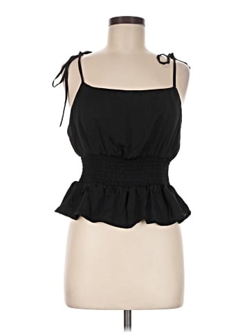 Red Carter Sleeveless Blouse (view 1)