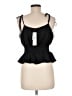 Red Carter 100% Polyester Black Sleeveless Blouse Size M - photo 2