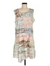 Impulse California Print Ivory Casual Dress Size M - photo 1