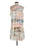 Impulse California Print Ivory Casual Dress Size M - photo 2