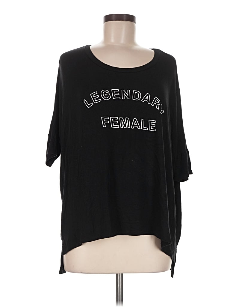 Pre-owned Assorted Brands Short Sleeve T-shirt In Black