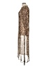 BCBGeneration Animal Print Brown Cocktail Dress Size L - photo 5