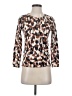 J.Crew Animal Print Brown Pullover Sweater Size S - photo 1