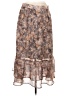 Allegra K 100% Polyester Print Brown Casual Skirt Size M - photo 1