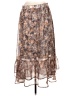 Allegra K 100% Polyester Print Brown Casual Skirt Size M - photo 2