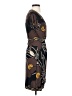BCBGMAXAZRIA Print Brown Casual Dress Size S - photo 4