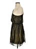 Mustard Seed 100% Polyester Metallic Gold Cocktail Dress Size S - photo 5