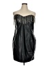 PrettyLittleThing 100% Polyurethane Black Cocktail Dress Size XL - photo 1