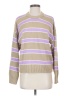 Gap 100% Cotton Stripes Purple Pullover Sweater Size S - photo 1