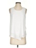 Nic + Zoe 100% Polyester White Sleeveless Blouse Size XS - photo 1