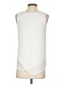 Nic + Zoe 100% Polyester White Sleeveless Blouse Size XS - photo 2