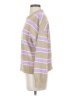 Gap 100% Cotton Stripes Purple Pullover Sweater Size S - photo 5