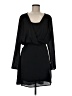 BCBGMAXAZRIA 100% Polyester Solid Black Cocktail Dress Size L - photo 1