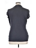 CAbi Gray Short Sleeve Blouse Size XL - photo 2