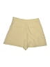 Banana Republic 100% Polyester Solid Yellow Skort Size 4 - photo 2