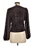 Express Brown Long Sleeve Blouse Size M - photo 2