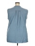 Uniqlo Blue Sleeveless Button-Down Shirt Size XXL - photo 2