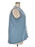 Uniqlo Blue Sleeveless Button-Down Shirt Size XXL - photo 4