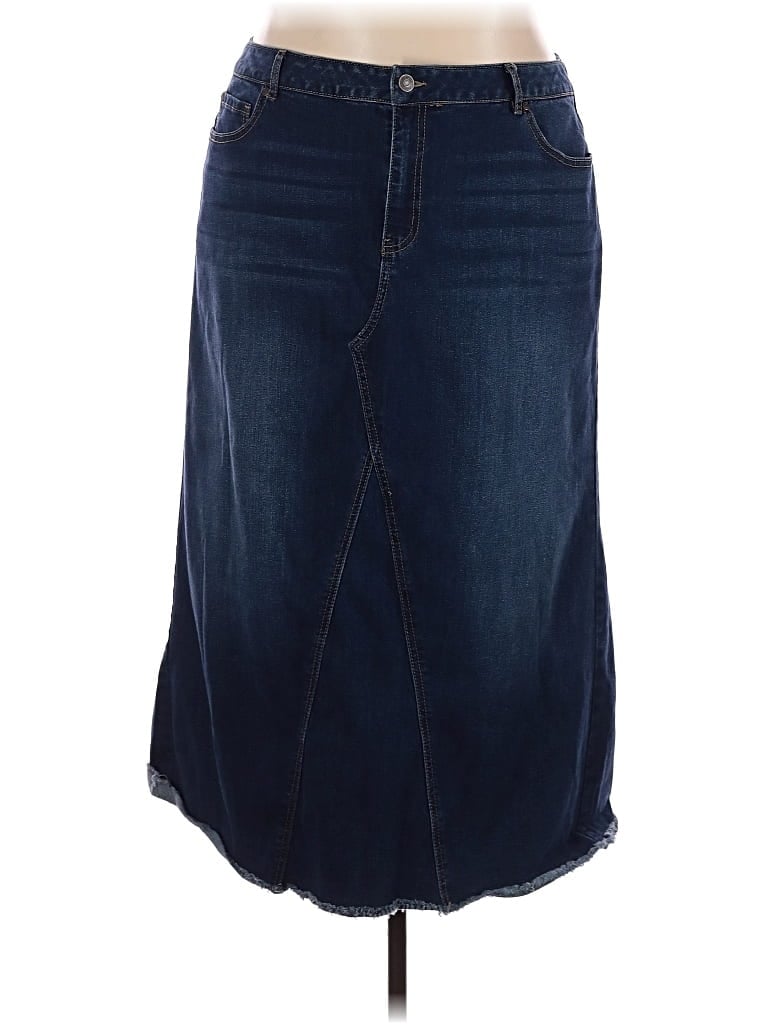 Pre-owned C Established 1946 Denim Skirt In Blue