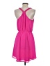 The Impeccable Pig 100% Polyester Solid Pink Casual Dress Size XS (estimated) - photo 2