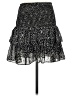 Sen 100% Polyester Polka Dots Black Casual Skirt Size Sm (1) - photo 2