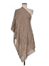 Minnie Rose 100% Cotton Silver Poncho One size - photo 1