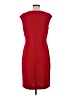 St. John Solid Red Casual Dress Size S - photo 2