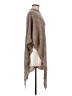 Minnie Rose 100% Cotton Silver Poncho One size - photo 4