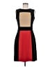 Calvin Klein Color Block Red Cocktail Dress Size 6 - photo 1