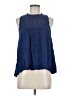 Volcom 100% Viscose Blue Sleeveless Blouse Size M - photo 1